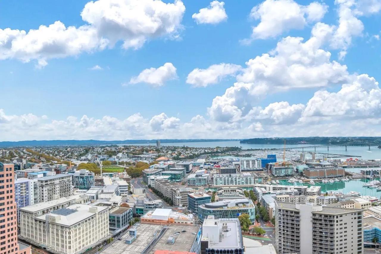 Apartamento Amazing Harbour, Skytower And Rangitoto Views Auckland Exterior foto