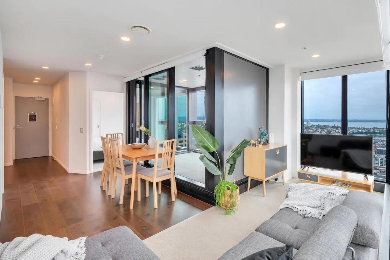 Apartamento Amazing Harbour, Skytower And Rangitoto Views Auckland Exterior foto