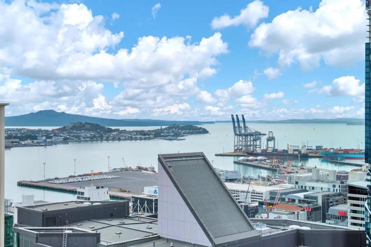 Apartamento Amazing Harbour, Skytower And Rangitoto Views Auckland Exterior foto