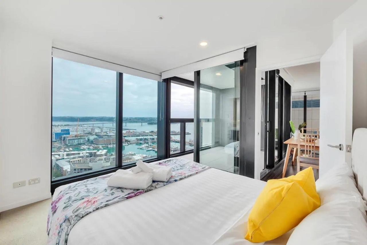 Apartamento Amazing Harbour, Skytower And Rangitoto Views Auckland Exterior foto